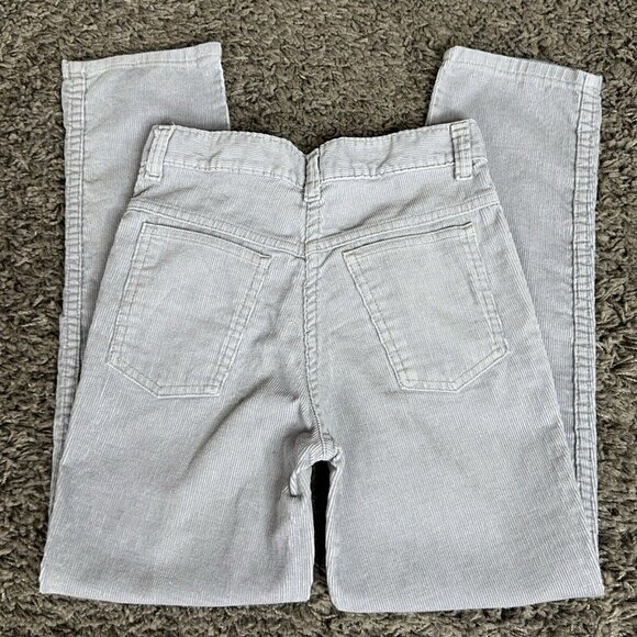 Vintage Girls Youth Corduroy Pants Lot of 2 Sz 8 JC Penny Red & Light Gray USA - Picture 6 of 16